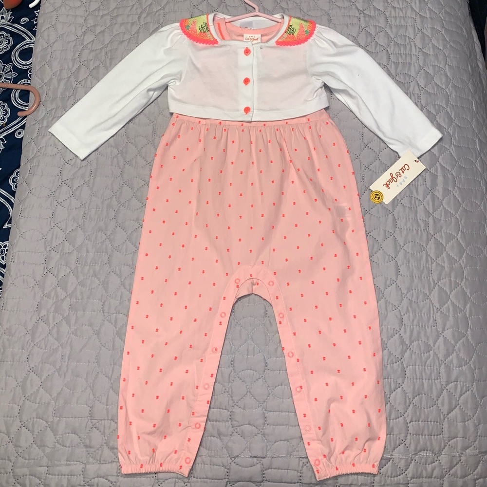 Cat and Jack One piece with sweater